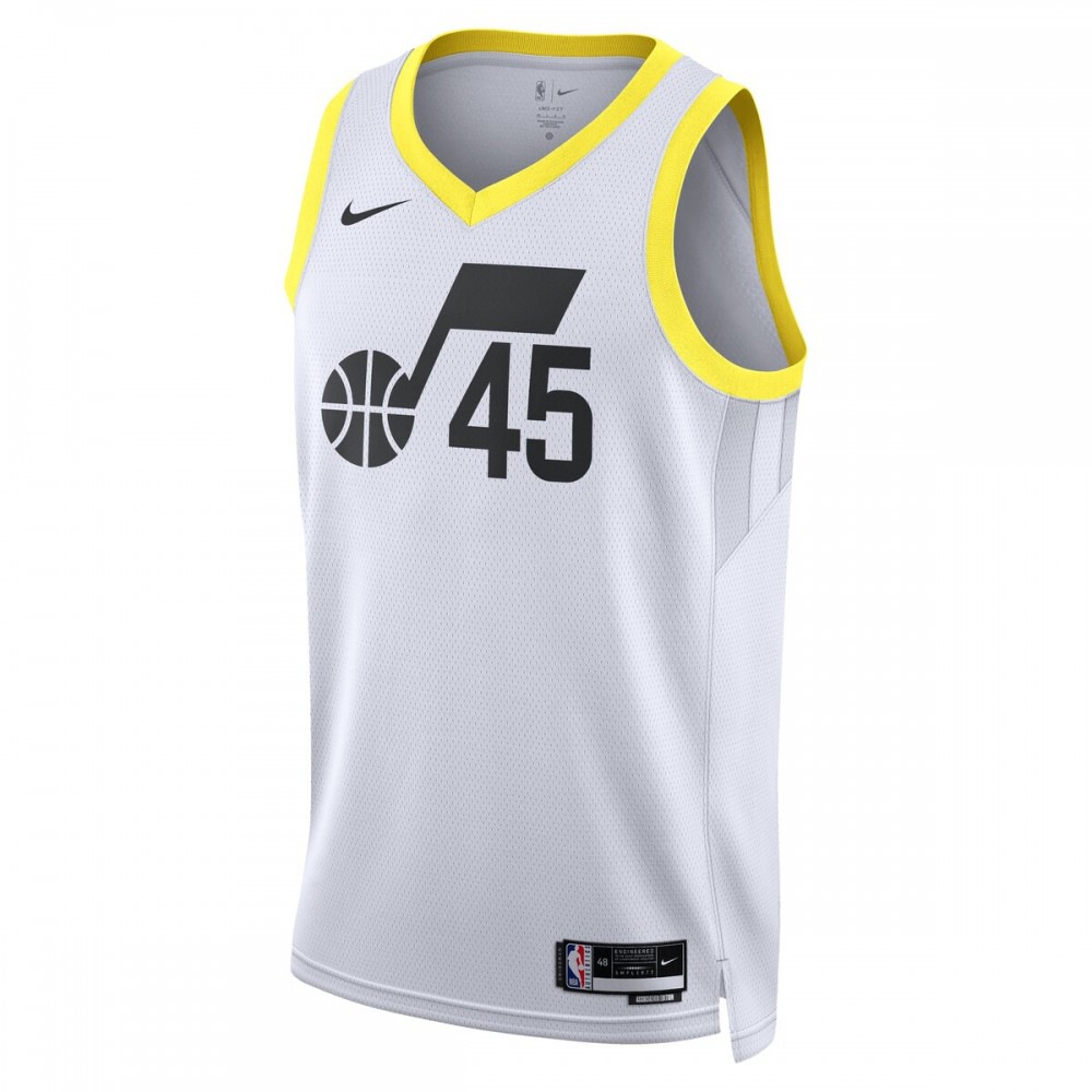 Donovan Mitchell Utah Jazz Unisex 2022/23 Swingman Jersey - Icon Edition - White-Pro Kit Vault | Brand New 26/27 Sports Jerseys